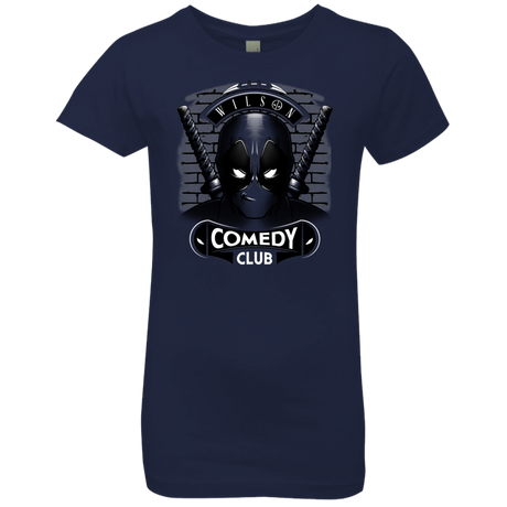T-Shirts Midnight Navy / YXS Comedy Club Girls Premium T-Shirt