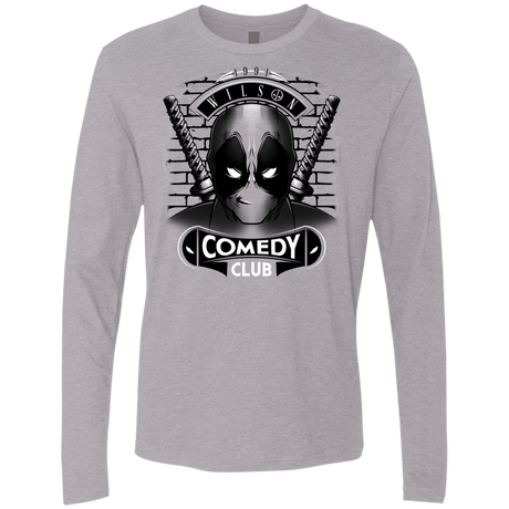 T-Shirts Heather Grey / Small Comedy Club Men's Premium Long Sleeve