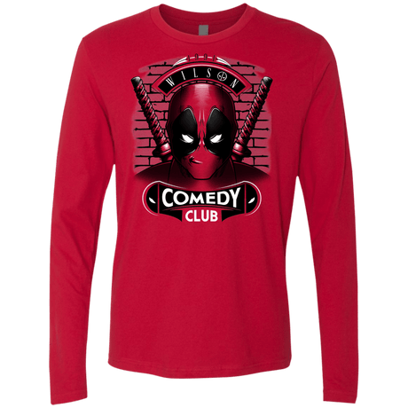T-Shirts Red / Small Comedy Club Men's Premium Long Sleeve