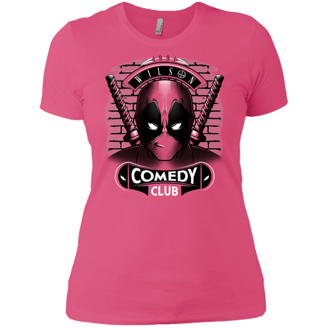 T-Shirts Hot Pink / X-Small Comedy Club Women's Premium T-Shirt