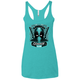 T-Shirts Tahiti Blue / X-Small Comedy Club Women's Triblend Racerback Tank