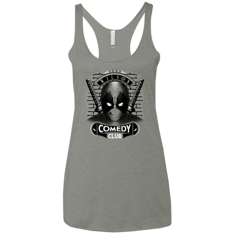 T-Shirts Venetian Grey / X-Small Comedy Club Women's Triblend Racerback Tank