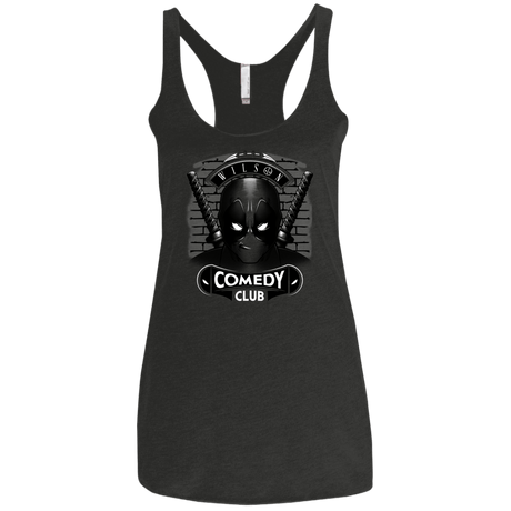 T-Shirts Vintage Black / X-Small Comedy Club Women's Triblend Racerback Tank