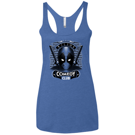 T-Shirts Vintage Royal / X-Small Comedy Club Women's Triblend Racerback Tank