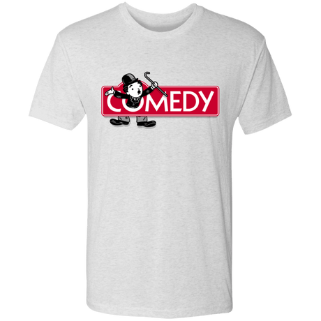 T-Shirts Heather White / S Comedy Men's Triblend T-Shirt