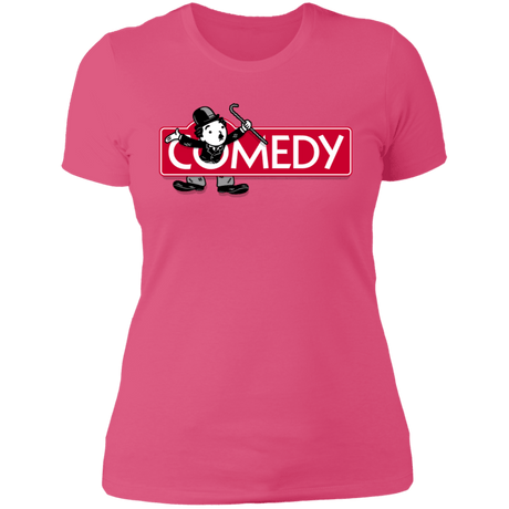 T-Shirts Hot Pink / S Comedy Women's Premium T-Shirt