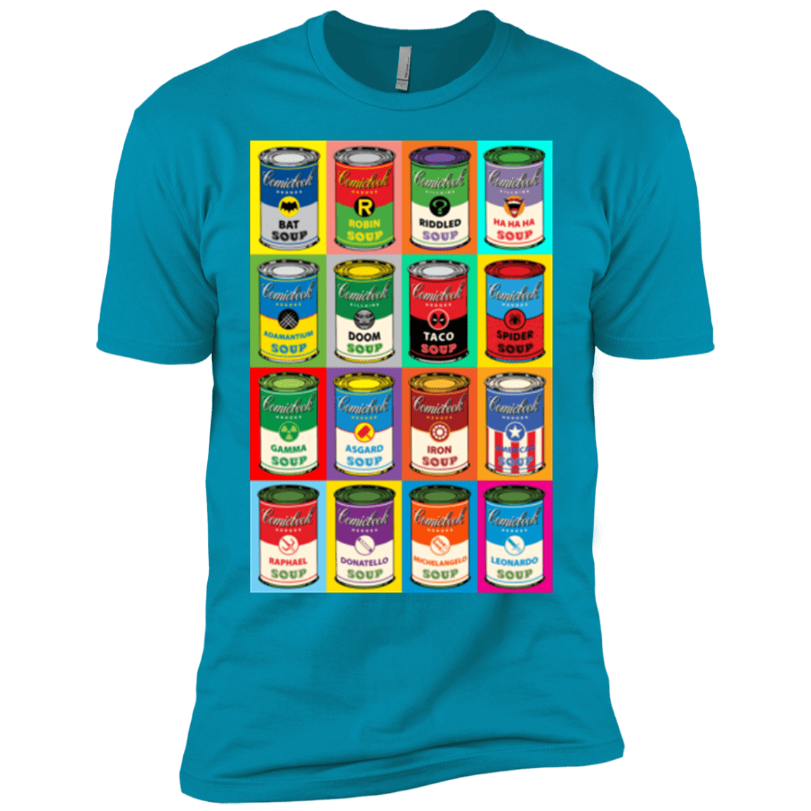 T-Shirts Turquoise / YXS Comic Soup Boys Premium T-Shirt