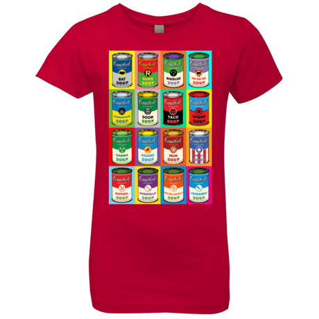 T-Shirts Red / YXS Comic Soup Girls Premium T-Shirt