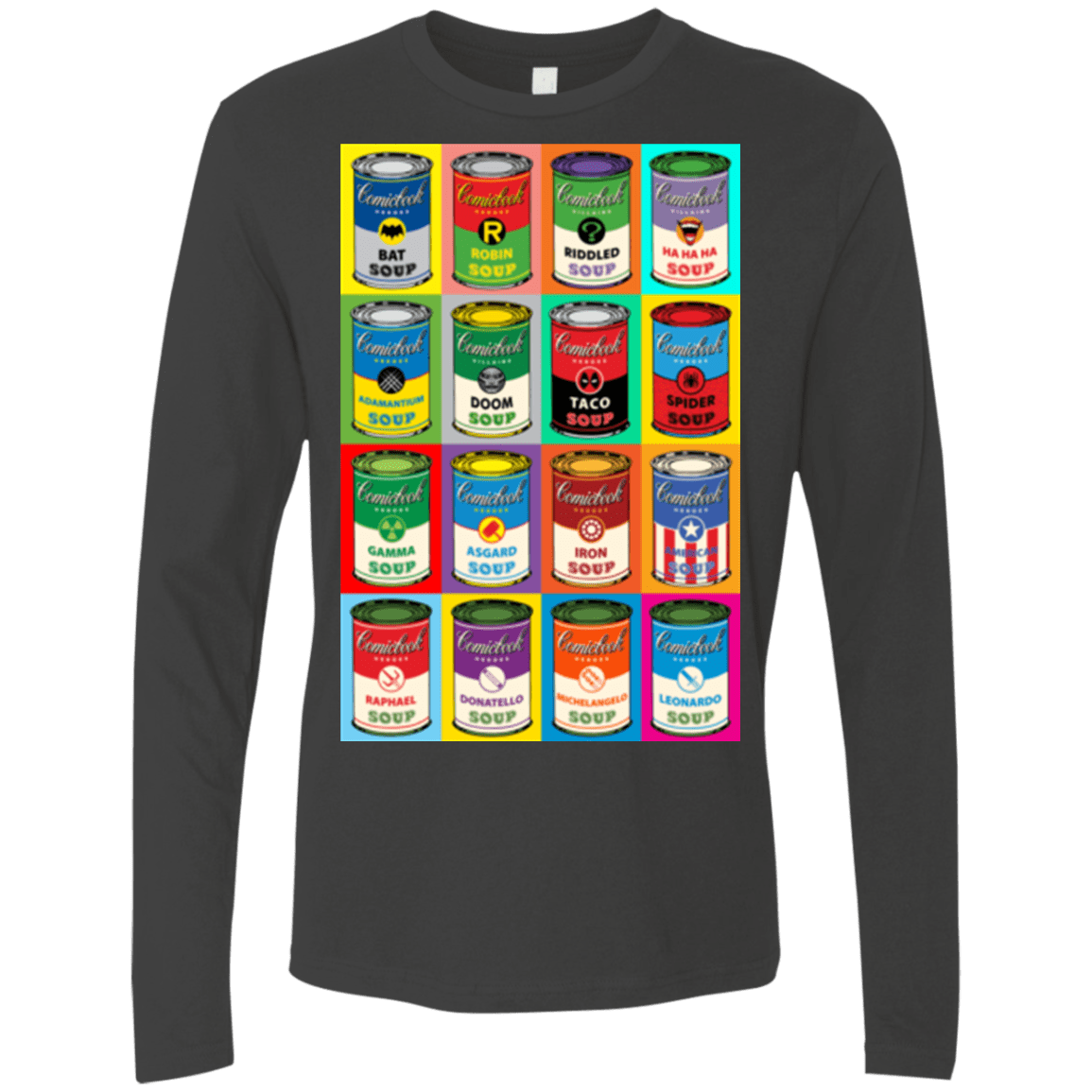 T-Shirts Heavy Metal / Small Comic Soup Men's Premium Long Sleeve