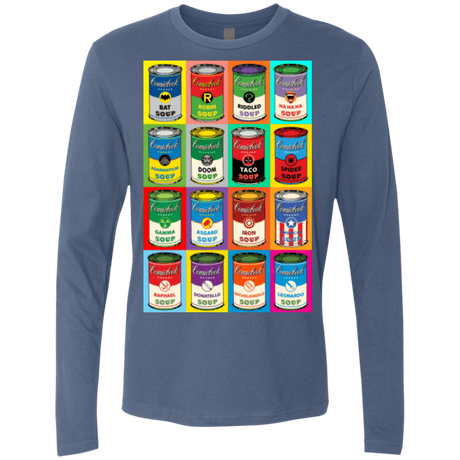 T-Shirts Indigo / Small Comic Soup Men's Premium Long Sleeve