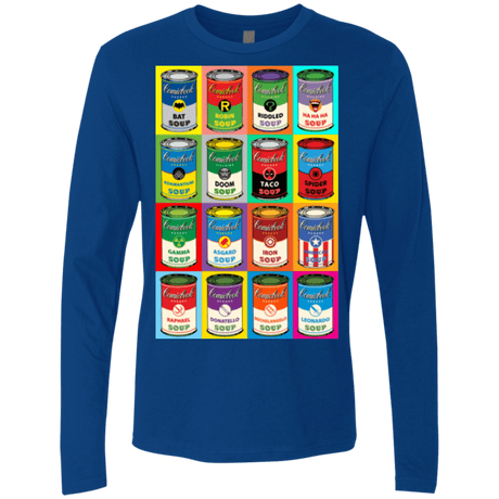 T-Shirts Royal / Small Comic Soup Men's Premium Long Sleeve