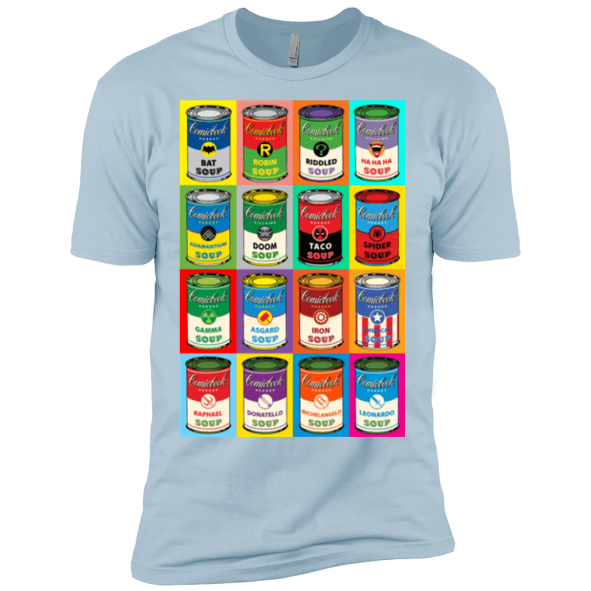 T-Shirts Light Blue / X-Small Comic Soup Men's Premium T-Shirt