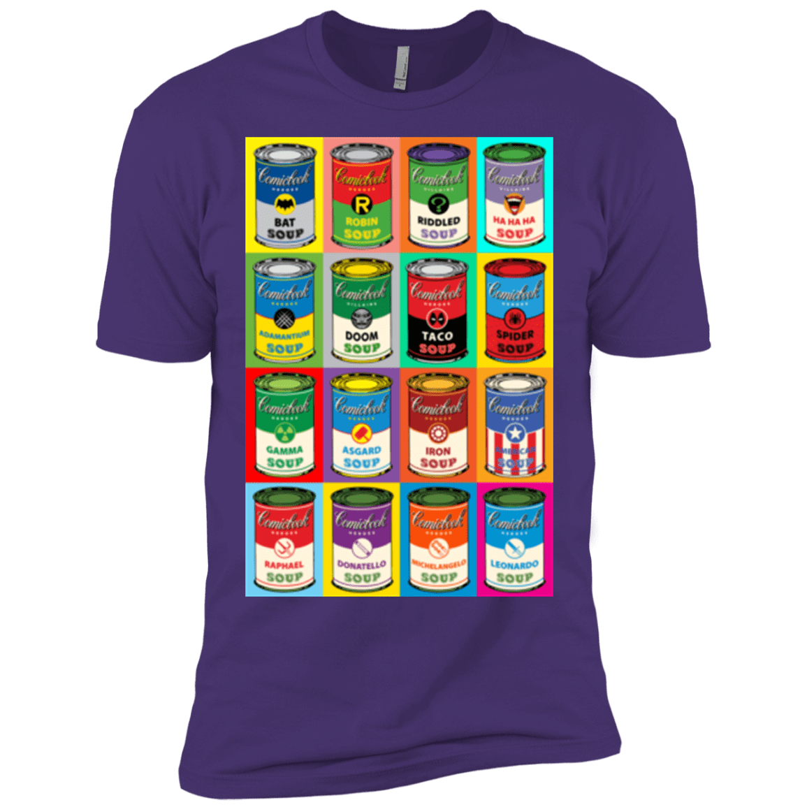 T-Shirts Purple / X-Small Comic Soup Men's Premium T-Shirt