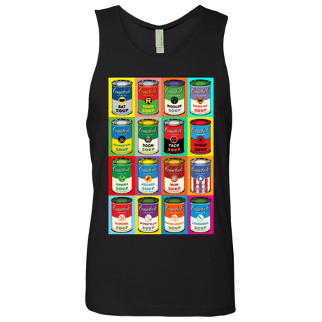 T-Shirts Black / Small Comic Soup Men's Premium Tank Top