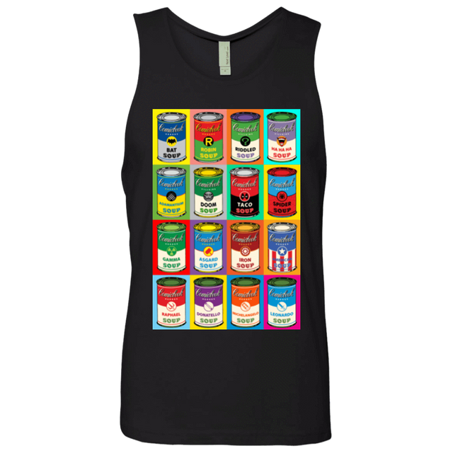 T-Shirts Black / Small Comic Soup Men's Premium Tank Top