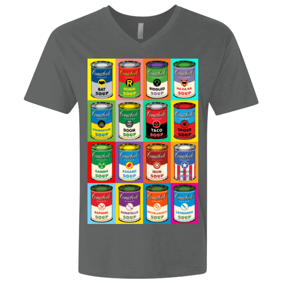 T-Shirts Heavy Metal / X-Small Comic Soup Men's Premium V-Neck