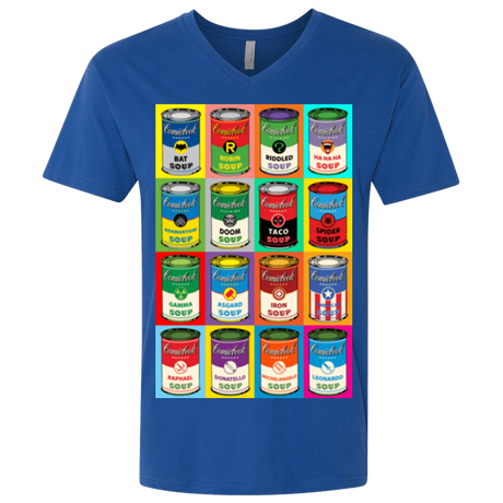 T-Shirts Royal / X-Small Comic Soup Men's Premium V-Neck