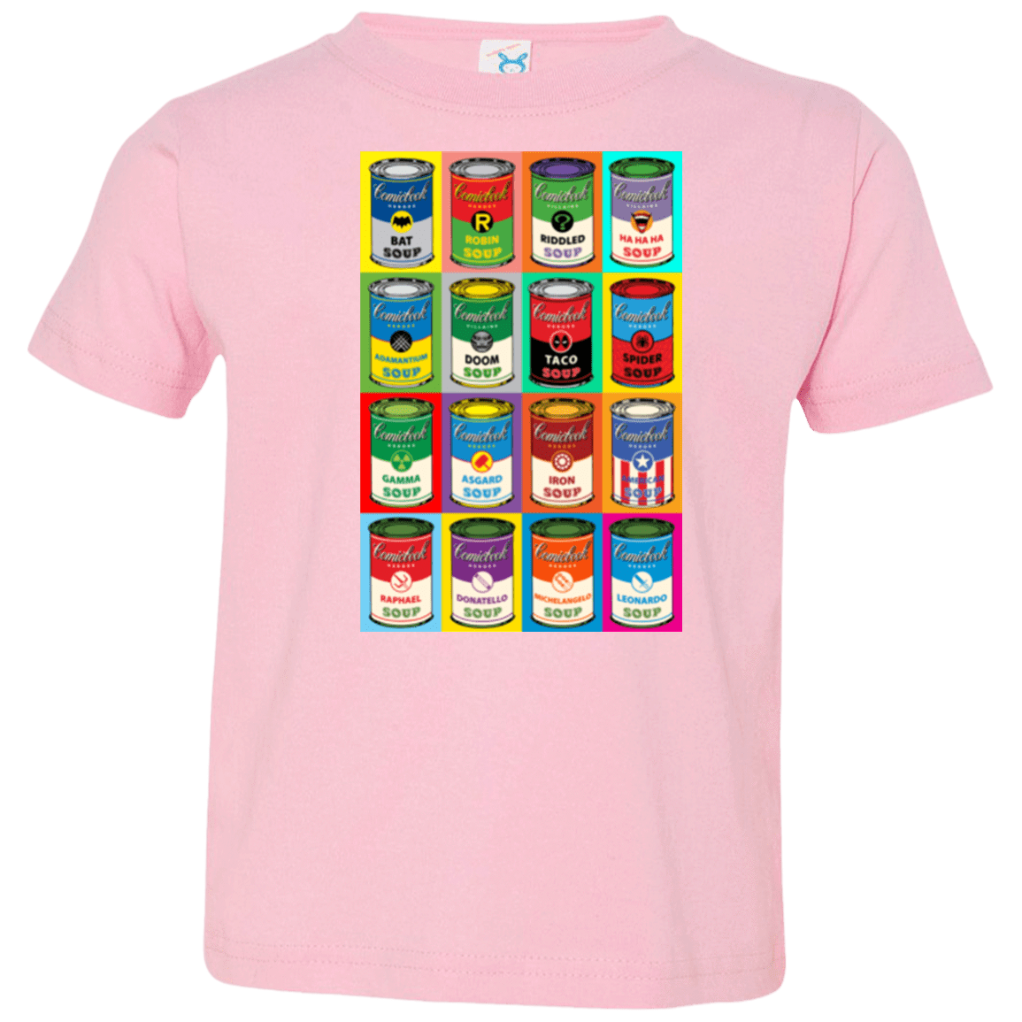 T-Shirts Pink / 2T Comic Soup Toddler Premium T-Shirt