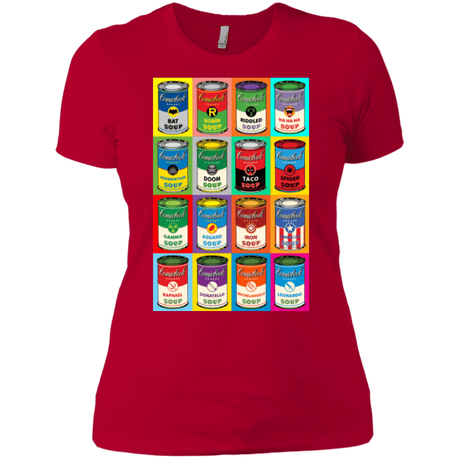 T-Shirts Red / X-Small Comic Soup Women's Premium T-Shirt