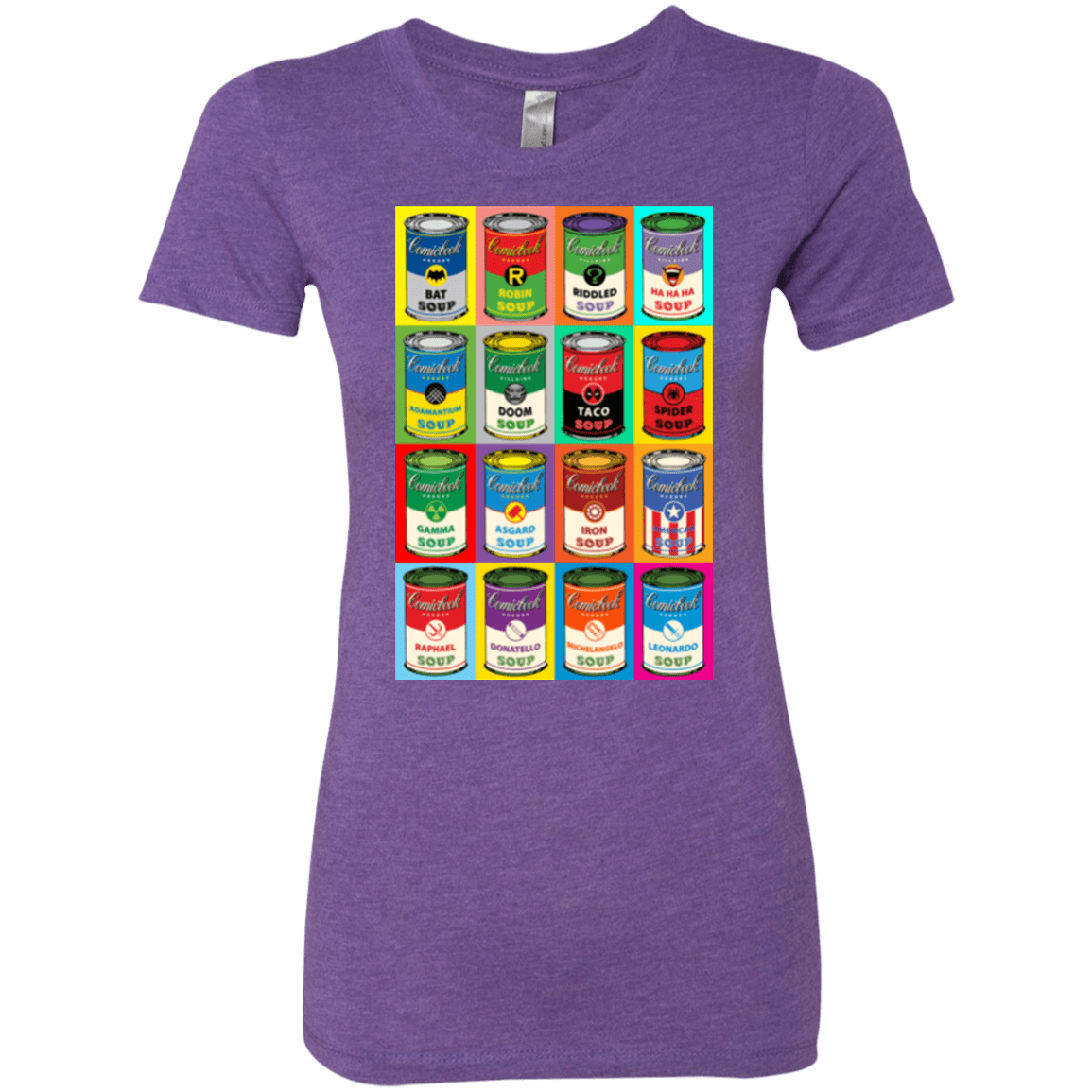 T-Shirts Purple Rush / Small Comic Soup Women's Triblend T-Shirt