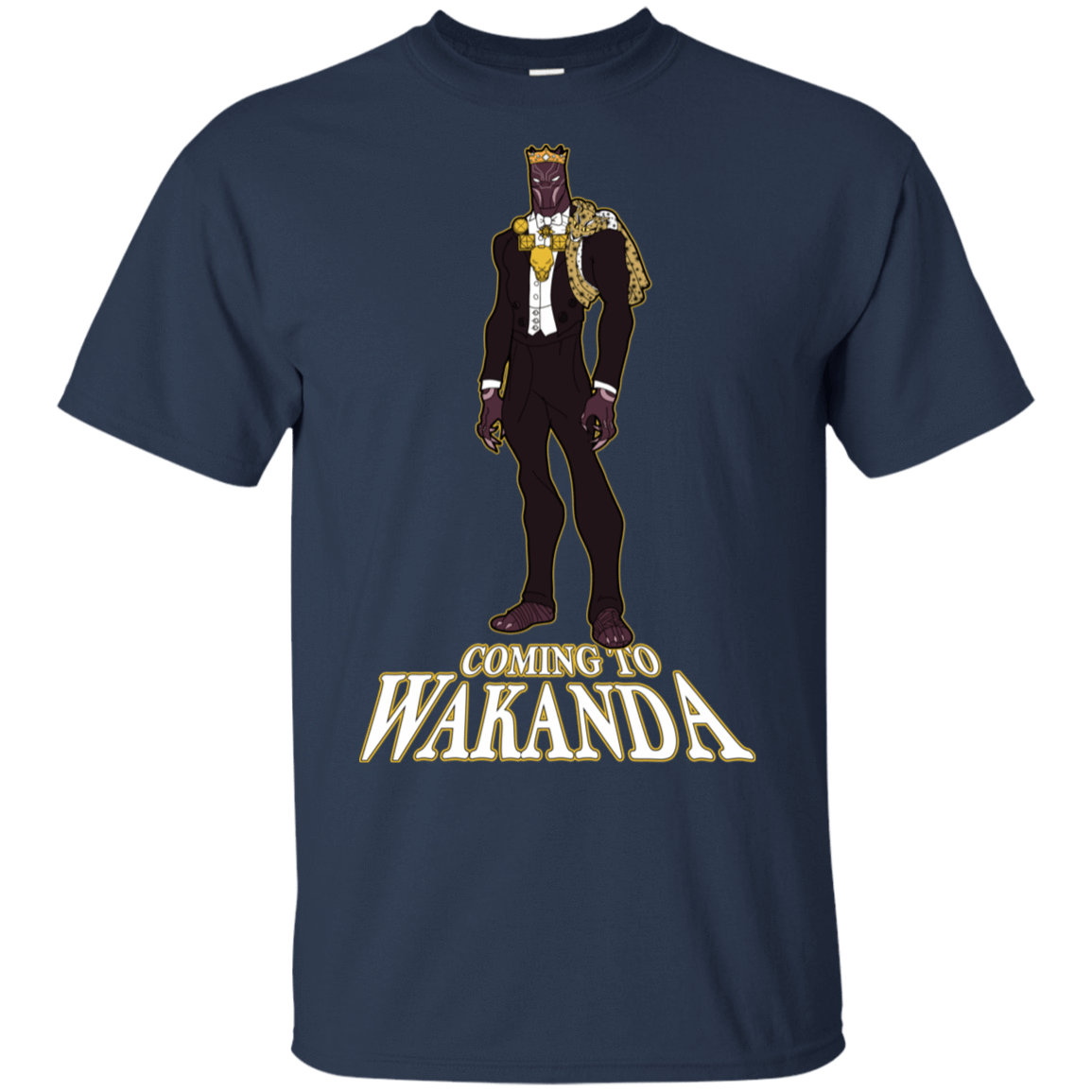 T-Shirts Navy / S Coming to Wakanda T-Shirt