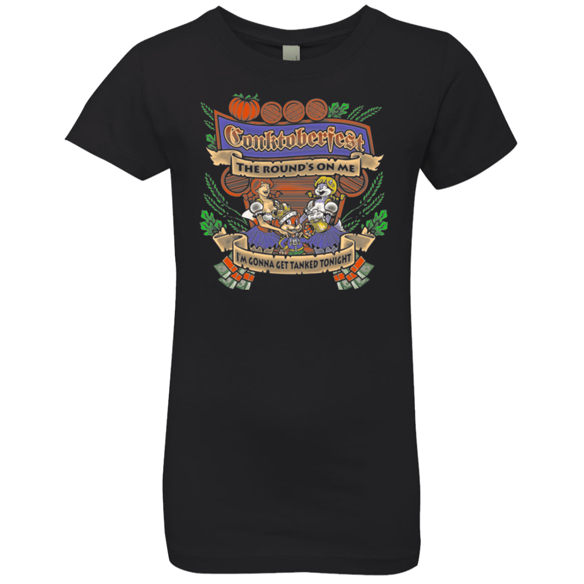 T-Shirts Black / YXS Conktoberfest Girls Premium T-Shirt