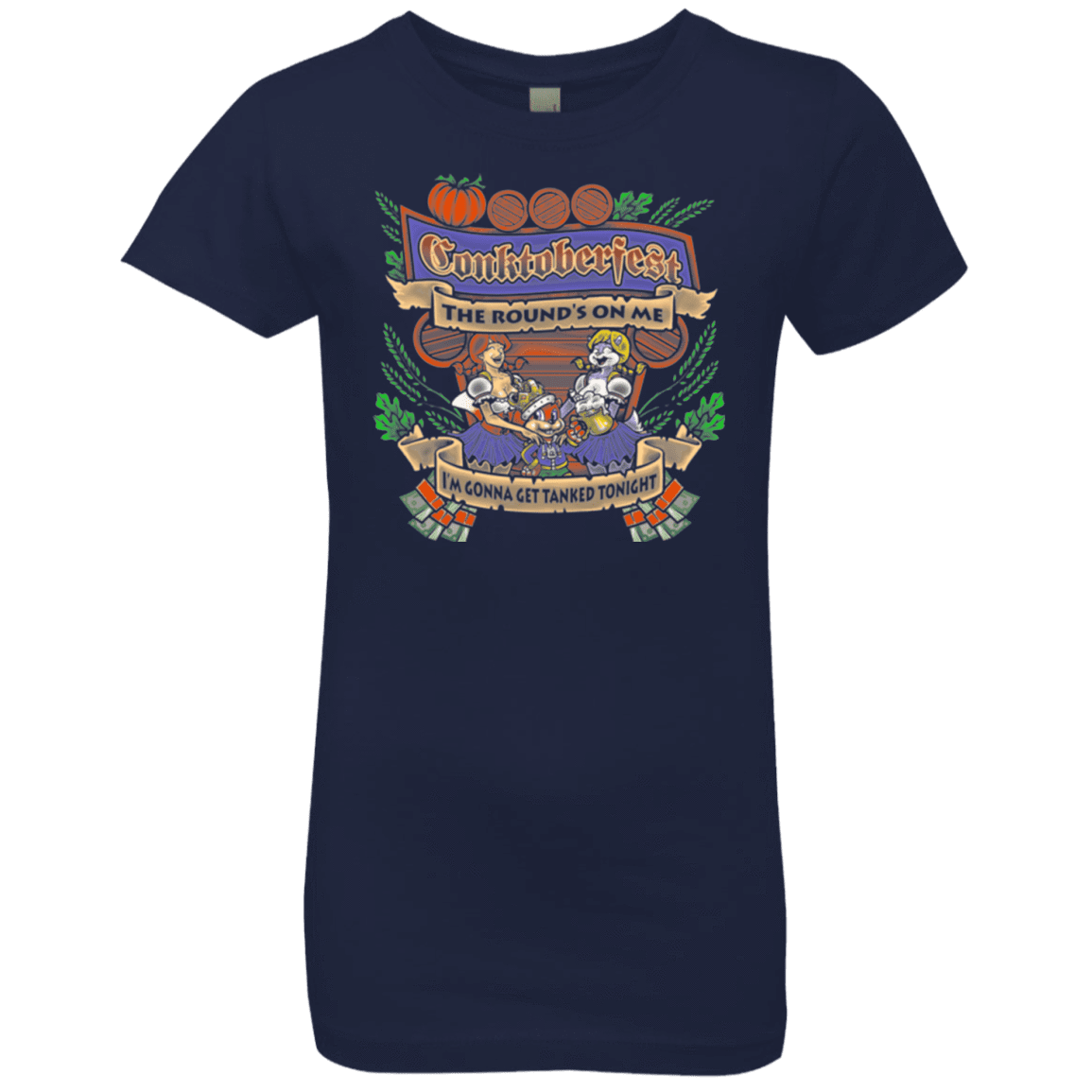 T-Shirts Midnight Navy / YXS Conktoberfest Girls Premium T-Shirt