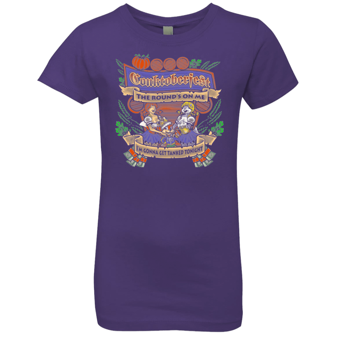 T-Shirts Purple Rush / YXS Conktoberfest Girls Premium T-Shirt