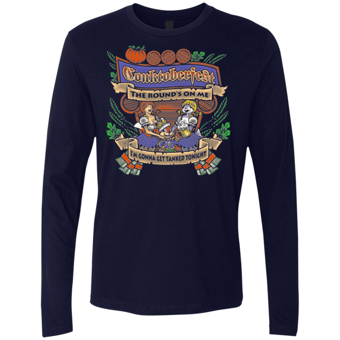 T-Shirts Midnight Navy / Small Conktoberfest Men's Premium Long Sleeve