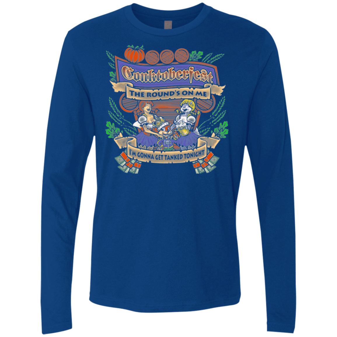 T-Shirts Royal / Small Conktoberfest Men's Premium Long Sleeve