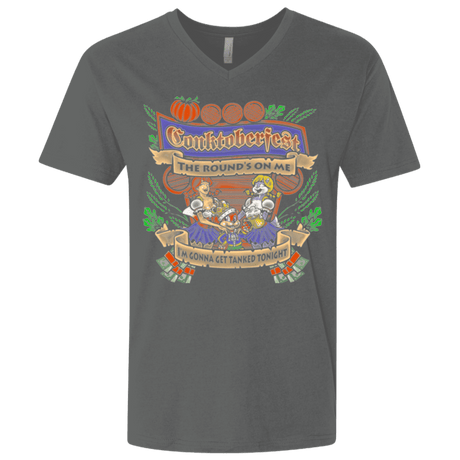 T-Shirts Heavy Metal / X-Small Conktoberfest Men's Premium V-Neck