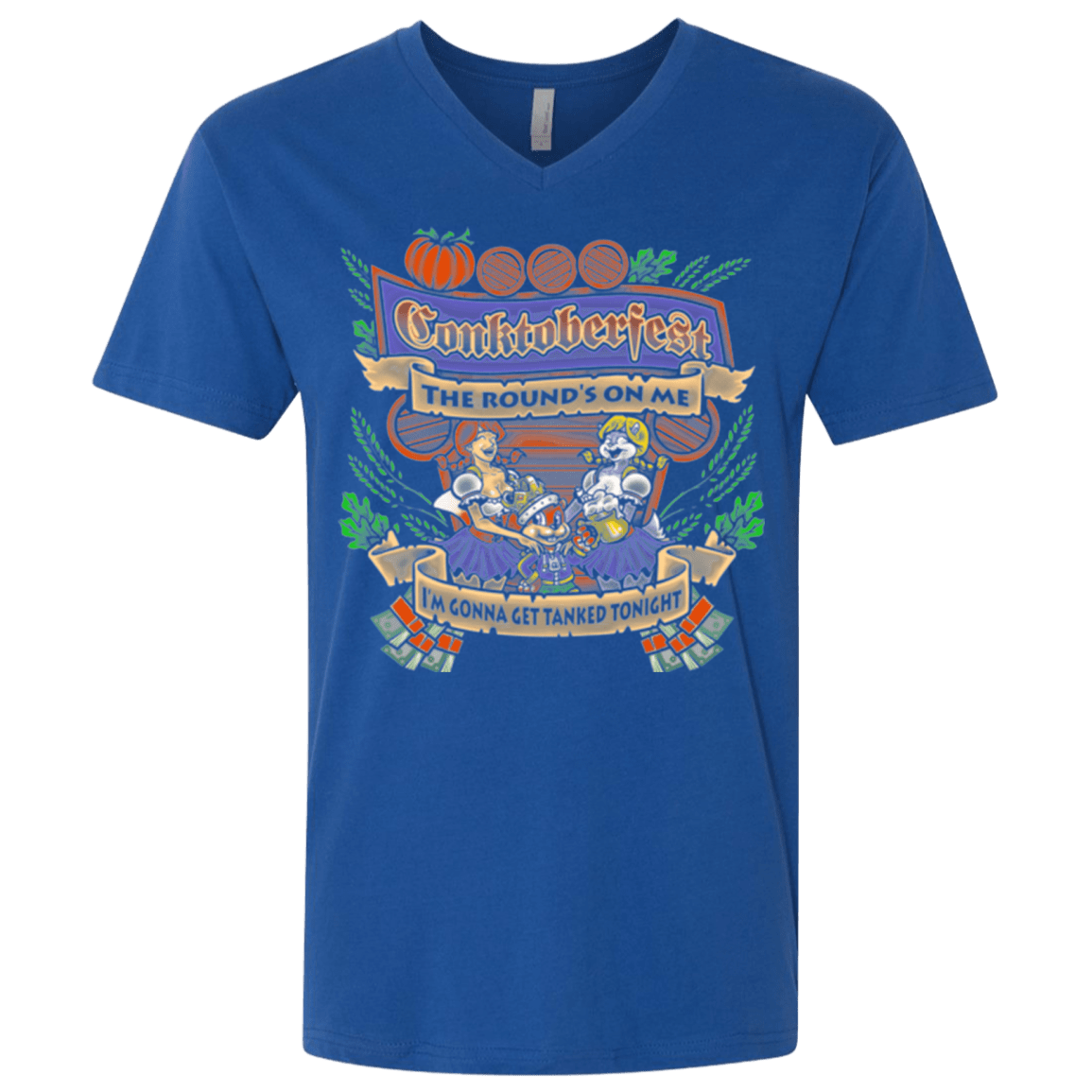 T-Shirts Royal / X-Small Conktoberfest Men's Premium V-Neck