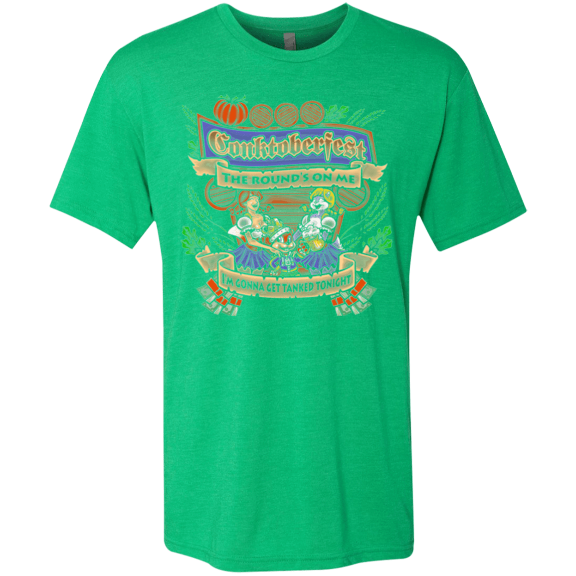 T-Shirts Envy / Small Conktoberfest Men's Triblend T-Shirt