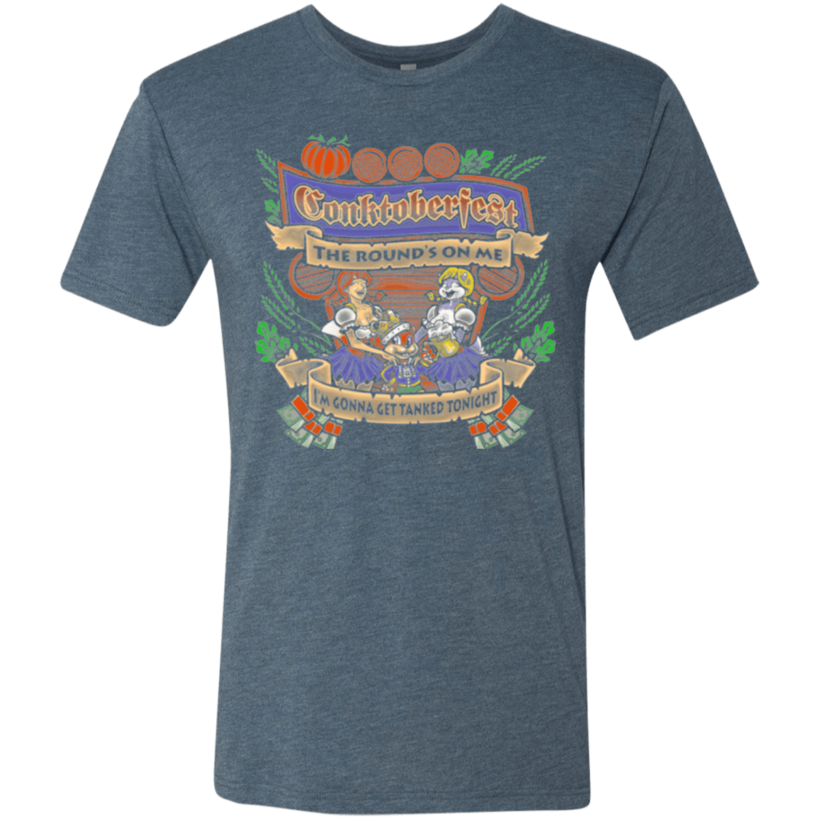 T-Shirts Indigo / Small Conktoberfest Men's Triblend T-Shirt