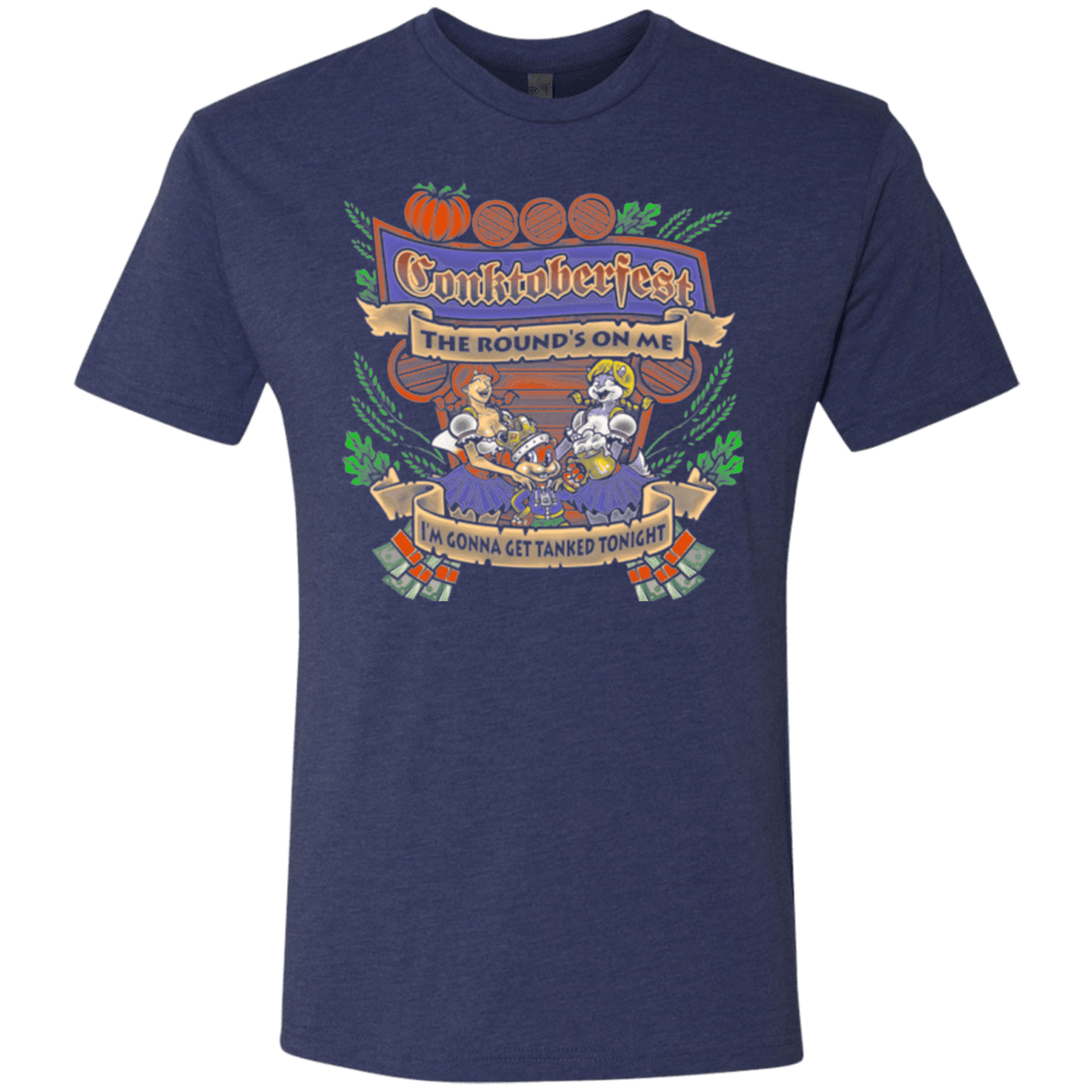 T-Shirts Vintage Navy / Small Conktoberfest Men's Triblend T-Shirt