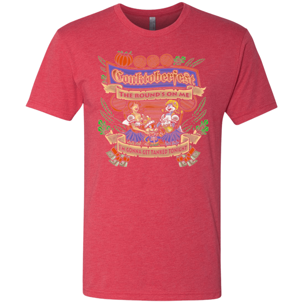 T-Shirts Vintage Red / Small Conktoberfest Men's Triblend T-Shirt