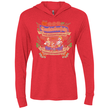 T-Shirts Vintage Red / X-Small Conktoberfest Triblend Long Sleeve Hoodie Tee