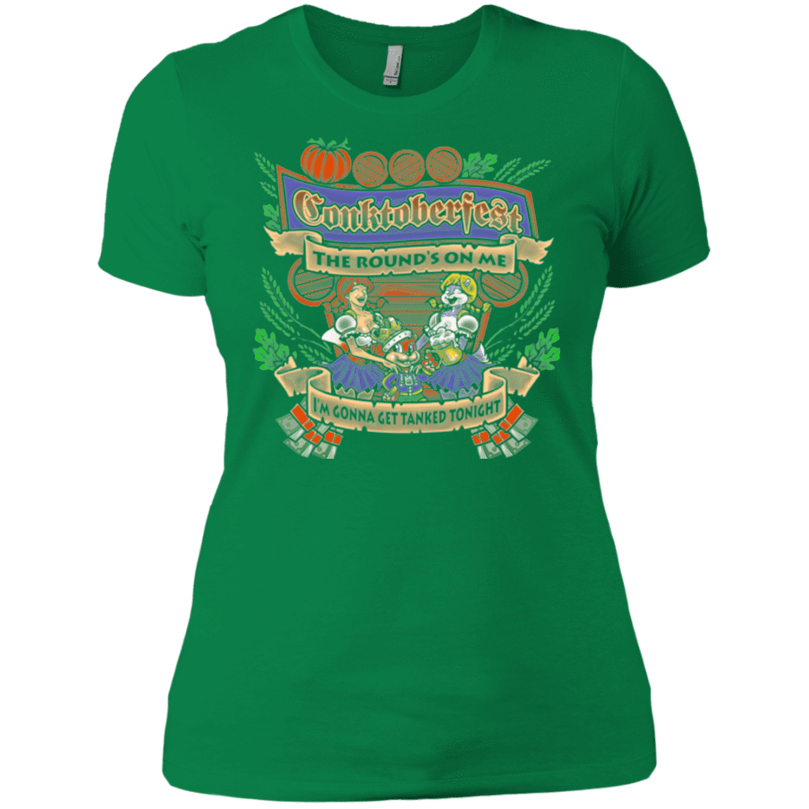 T-Shirts Kelly Green / X-Small Conktoberfest Women's Premium T-Shirt