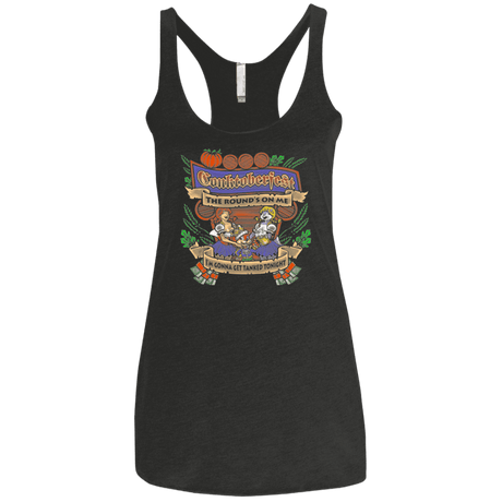 T-Shirts Vintage Black / X-Small Conktoberfest Women's Triblend Racerback Tank
