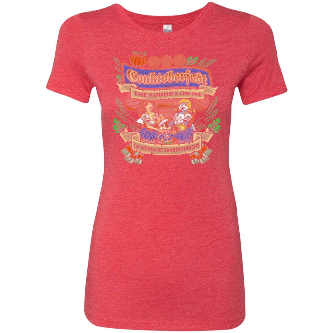 T-Shirts Vintage Red / Small Conktoberfest Women's Triblend T-Shirt