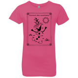 T-Shirts Hot Pink / YXS Connect the snowflakes Girls Premium T-Shirt