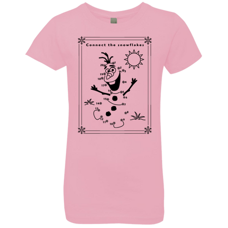 T-Shirts Light Pink / YXS Connect the snowflakes Girls Premium T-Shirt