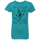 T-Shirts Tahiti Blue / YXS Connect the snowflakes Girls Premium T-Shirt