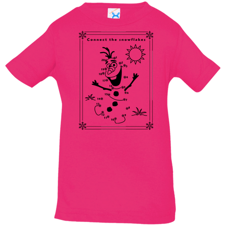 T-Shirts Hot Pink / 6 Months Connect the snowflakes Infant Premium T-Shirt