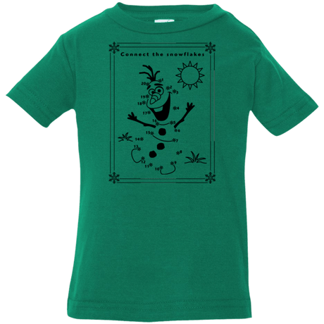 T-Shirts Kelly / 6 Months Connect the snowflakes Infant Premium T-Shirt