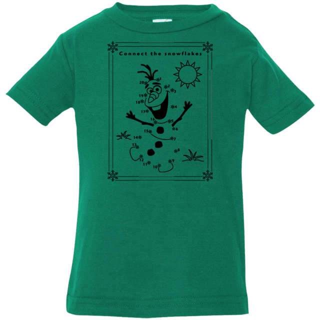 T-Shirts Kelly / 6 Months Connect the snowflakes Infant Premium T-Shirt