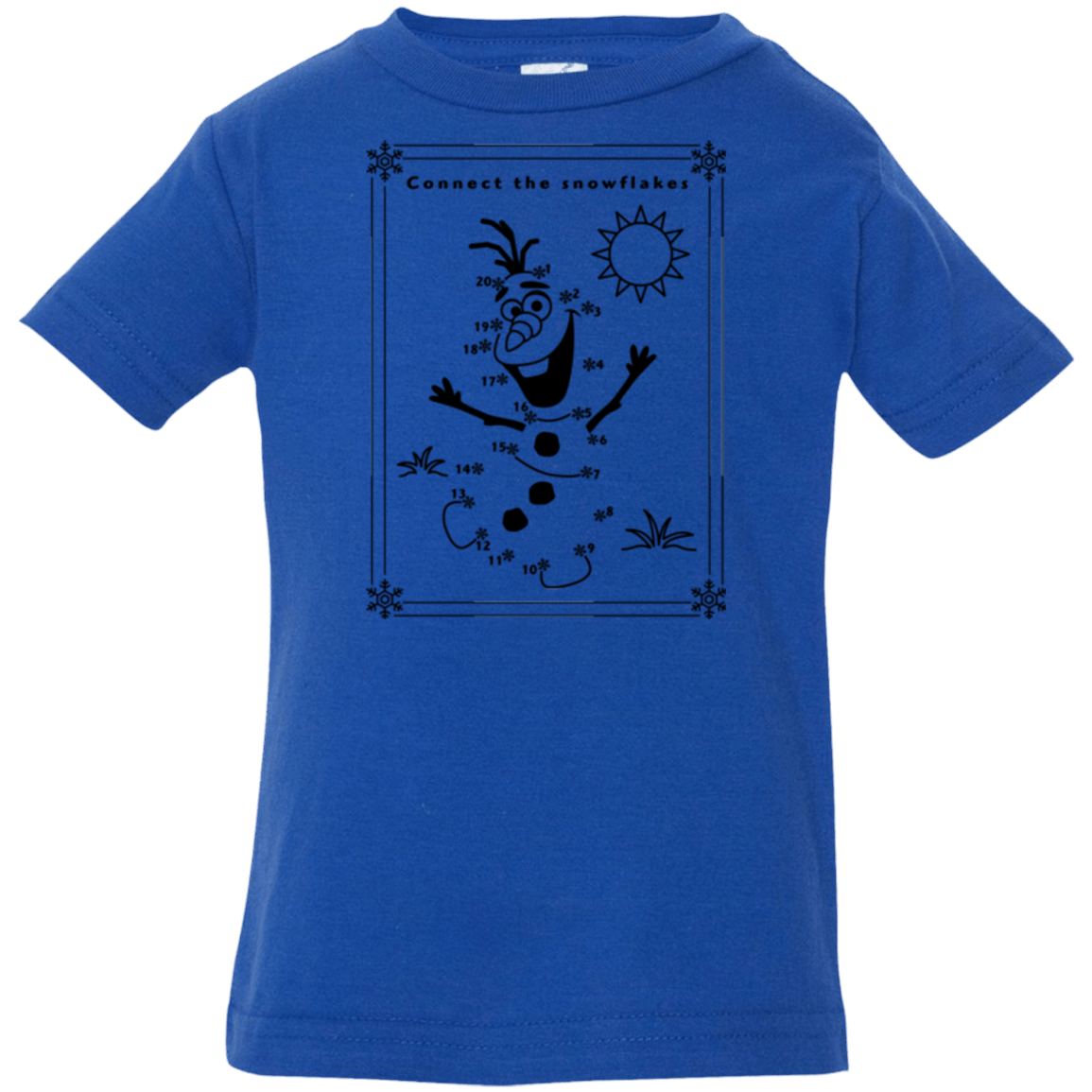 T-Shirts Royal / 6 Months Connect the snowflakes Infant Premium T-Shirt