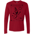 T-Shirts Cardinal / Small Connect the snowflakes Men's Premium Long Sleeve