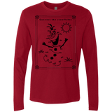 T-Shirts Cardinal / Small Connect the snowflakes Men's Premium Long Sleeve