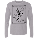 T-Shirts Heather Grey / Small Connect the snowflakes Men's Premium Long Sleeve